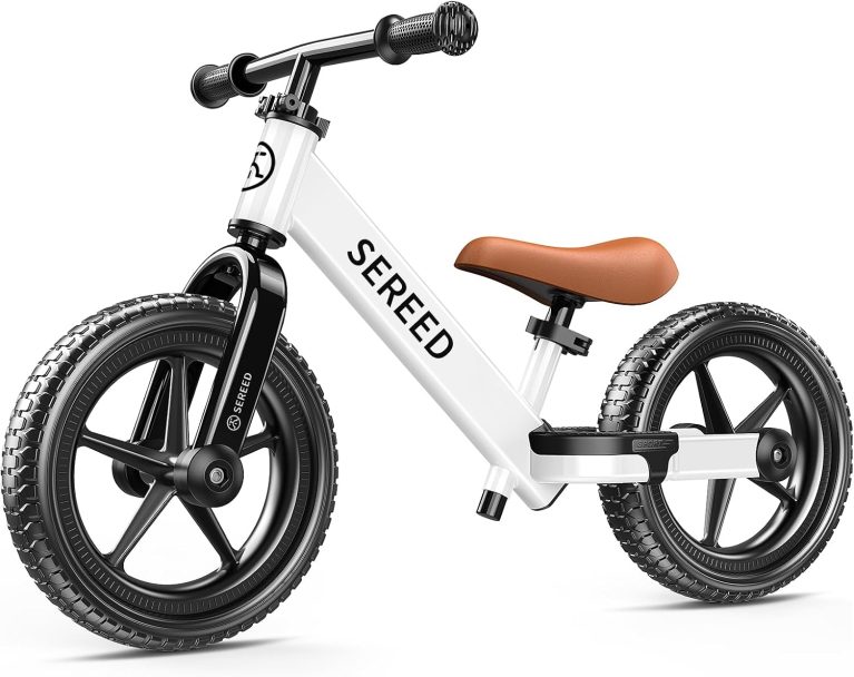 SEREED Draisienne 2 Ans, Réglable, Vélo Sans Pédale pour Enfants de 2 à 5 Ans